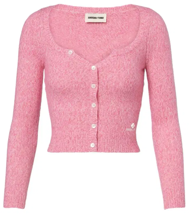 Shushu/Tong Wool and cashmere-blend cardigan
