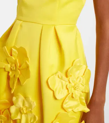 Leo Lin Piper floral-appliqué minidress | Thumbnail 2