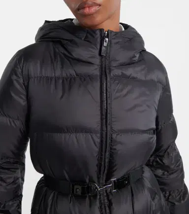 Max Mara Belted quilted down coat | Thumbnail 4 Max Mara Belted quilted down coat | Thumbnail 4