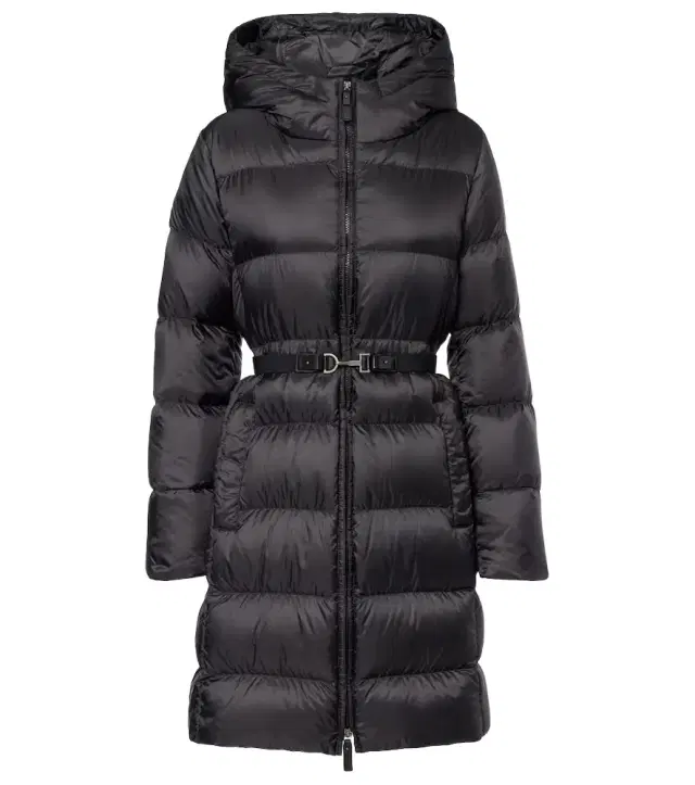 Max Mara Belted quilted down coat