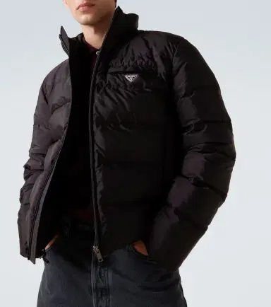 Prada Logo quilted down jacket | Thumbnail 5