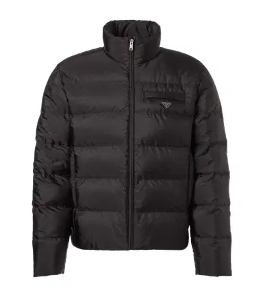 Prada Logo quilted down jacket | Thumbnail 1