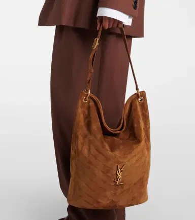 Saint Laurent Niki Cassandre suede bucket bag | Thumbnail 7 Saint Laurent Niki Cassandre suede bucket bag | Thumbnail 7