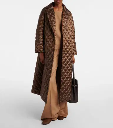 Max Mara Cube Spaces belted down coat | Thumbnail 4 Max Mara Cube Spaces belted down coat | Thumbnail 4