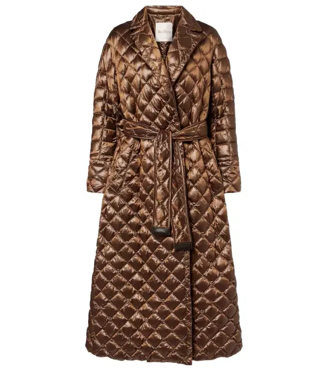 Max Mara Cube Spaces belted down coat
