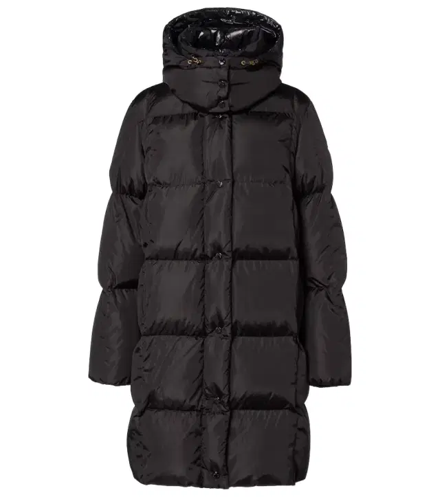 Hooded down coat