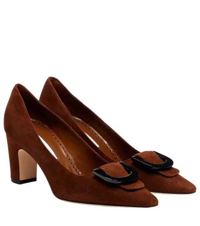 Manolo Blahnik Beti 70 suede pumps