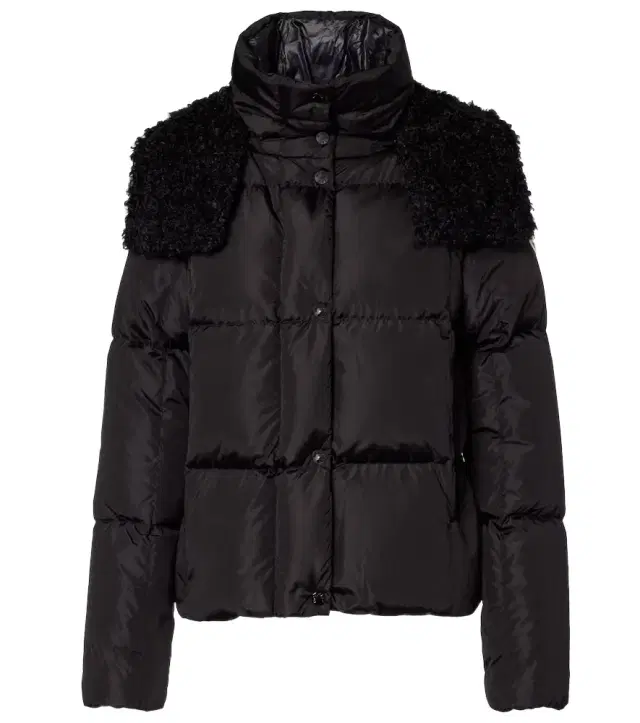 Quilted down jacket