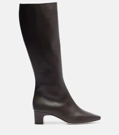 Manolo Blahnik Ofara leather knee-high boots | Thumbnail 3