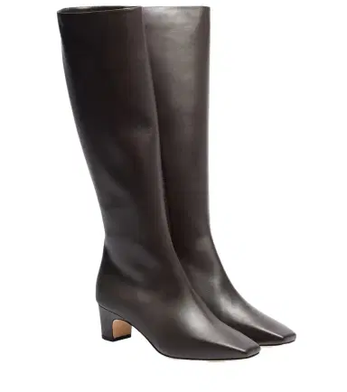 Manolo Blahnik Ofara leather knee-high boots | Thumbnail 1