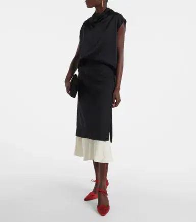 Manolo Blahnik Orata 70 satin pumps | Thumbnail 5
