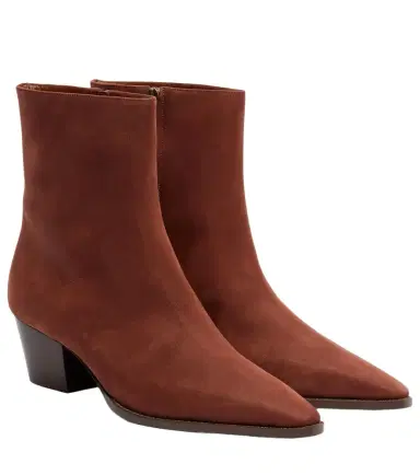 Manolo Blahnik Aliera 50 suede ankle boots | Thumbnail 1 Manolo Blahnik Aliera 50 suede ankle boots | Thumbnail 1