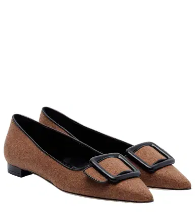 Manolo Blahnik Maysale buckled ballet flats | Thumbnail 1 Manolo Blahnik Maysale buckled ballet flats | Thumbnail 1