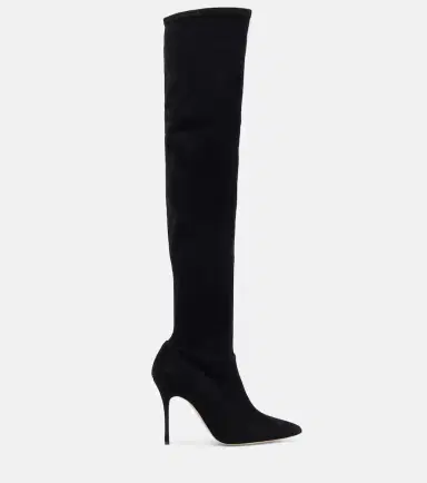 Manolo Blahnik Pascalarehi 105 suede over-the-knee boots | Thumbnail 4 Manolo Blahnik Pascalarehi 105 suede over-the-knee boots | Thumbnail 4