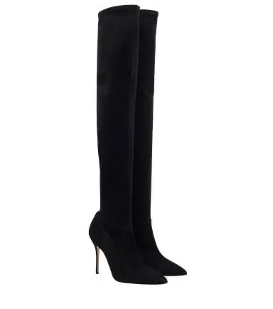 Manolo Blahnik Pascalarehi 105 suede over-the-knee boots | Thumbnail 1 Manolo Blahnik Pascalarehi 105 suede over-the-knee boots | Thumbnail 1