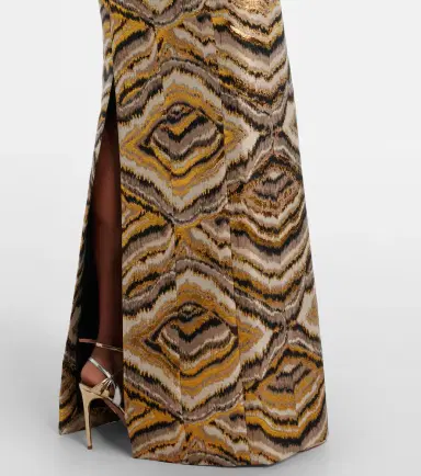 Markarian Odessa paneled jacquard gown | Thumbnail 3