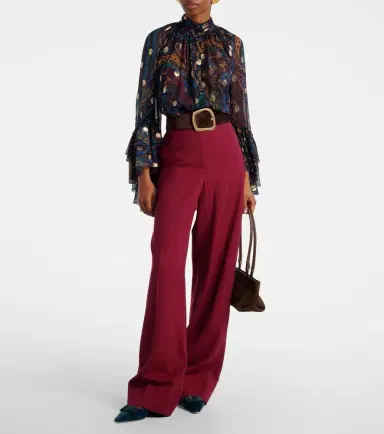 Manolo Blahnik Reador velvet ballet flats | Thumbnail 5