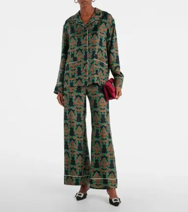 Manolo Blahnik Maysale Jewel 50 crêpe de chine mules | Thumbnail 5 Manolo Blahnik Maysale Jewel 50 crêpe de chine mules | Thumbnail 5