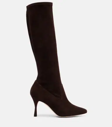 Manolo Blahnik Myconia suede knee-high boots | Thumbnail 2 Manolo Blahnik Myconia suede knee-high boots | Thumbnail 2