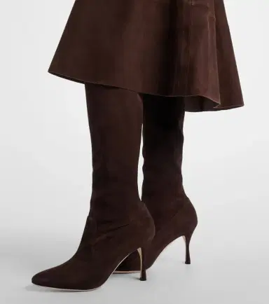 Manolo Blahnik Myconia suede knee-high boots | Thumbnail 5 Manolo Blahnik Myconia suede knee-high boots | Thumbnail 5
