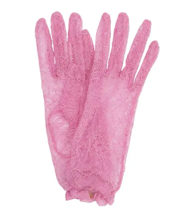 Valentino VLogo lace gloves