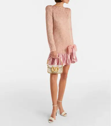 Valentino Garavani Locò Small embellished satin top-handle bag | Thumbnail 7
