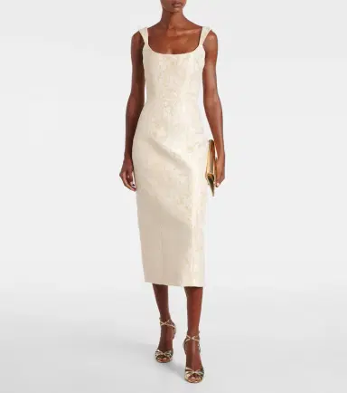 Markarian Numa velvet midi dress | Thumbnail 2