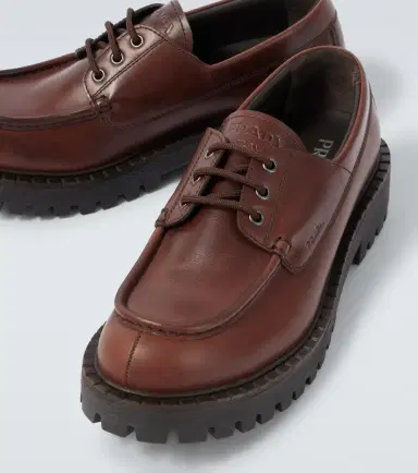 Prada Leather loafers | Thumbnail 6