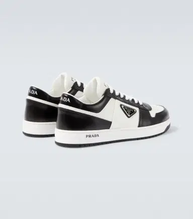 Prada Downtown leather sneakers | Thumbnail 3
