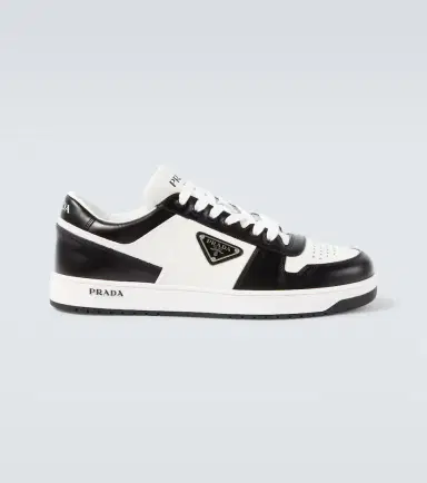 Prada Downtown leather sneakers | Thumbnail 4
