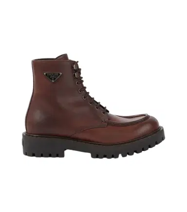Prada Leather lace-up boots | Thumbnail 1 Prada Leather lace-up boots | Thumbnail 1