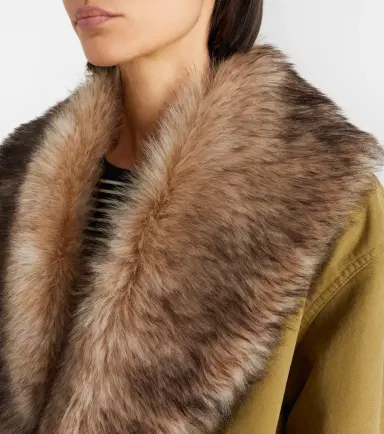 Nili Lotan Ronay shearling-trimmed cotton parka | Thumbnail 2