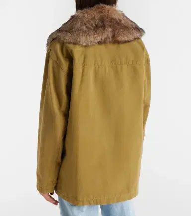 Nili Lotan Ronay shearling-trimmed cotton parka | Thumbnail 5