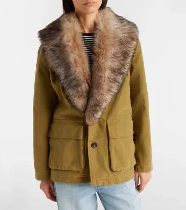 Nili Lotan Ronay shearling-trimmed cotton parka | Thumbnail 7