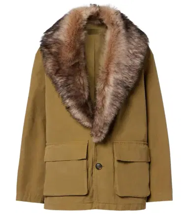 Nili Lotan Ronay shearling-trimmed cotton parka | Thumbnail 1