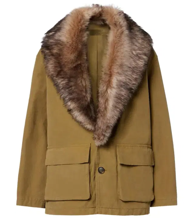 Ronay shearling-trimmed cotton parka