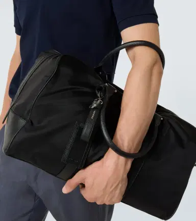 Prada Saffiano logo leather keychain | Thumbnail 4