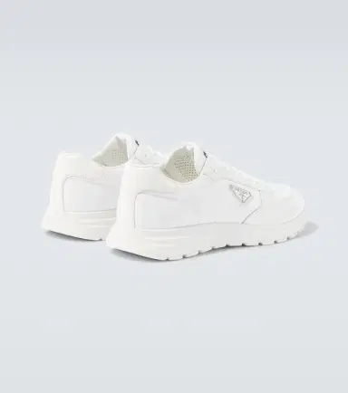 Prada Logo leather-trimmed sneakers | Thumbnail 5 Prada Logo leather-trimmed sneakers | Thumbnail 5