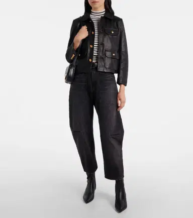 Nili Lotan Shon mid-rise barrel-leg jeans | Thumbnail 3 Nili Lotan Shon mid-rise barrel-leg jeans | Thumbnail 3