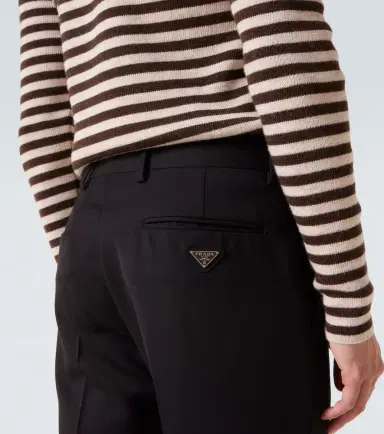 Prada Virgin wool straight pants | Thumbnail 3 Prada Virgin wool straight pants | Thumbnail 3