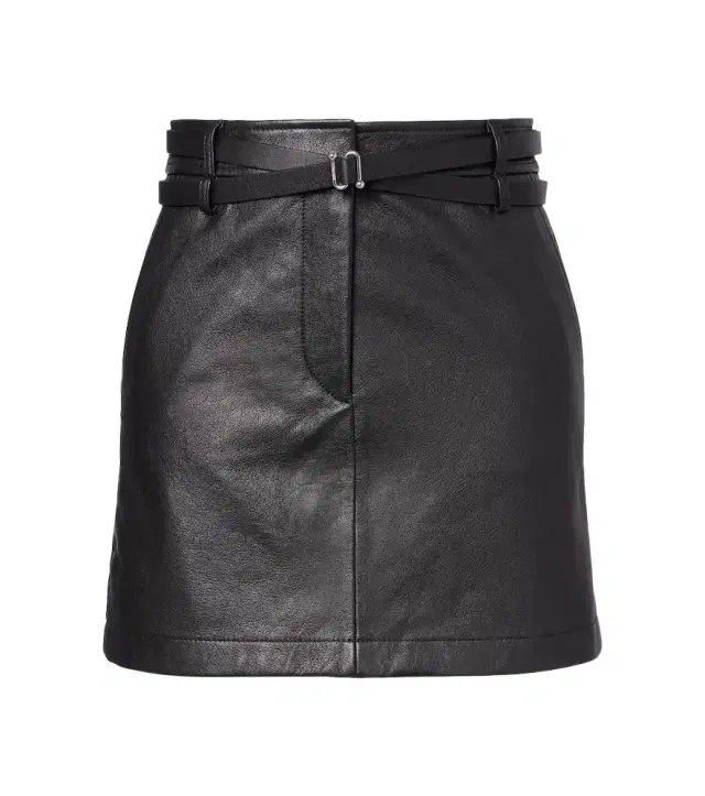 Sportmax Patto leather miniskirt
