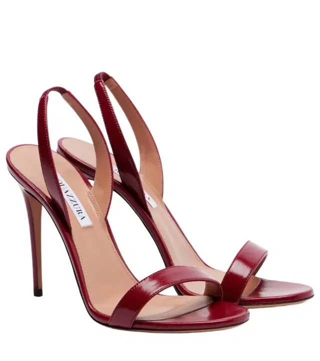Aquazzura So Nude 105 leather sandals