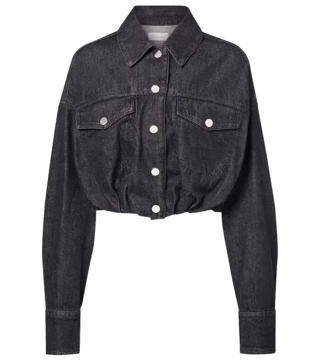 Sportmax Sondrio cropped denim shirt