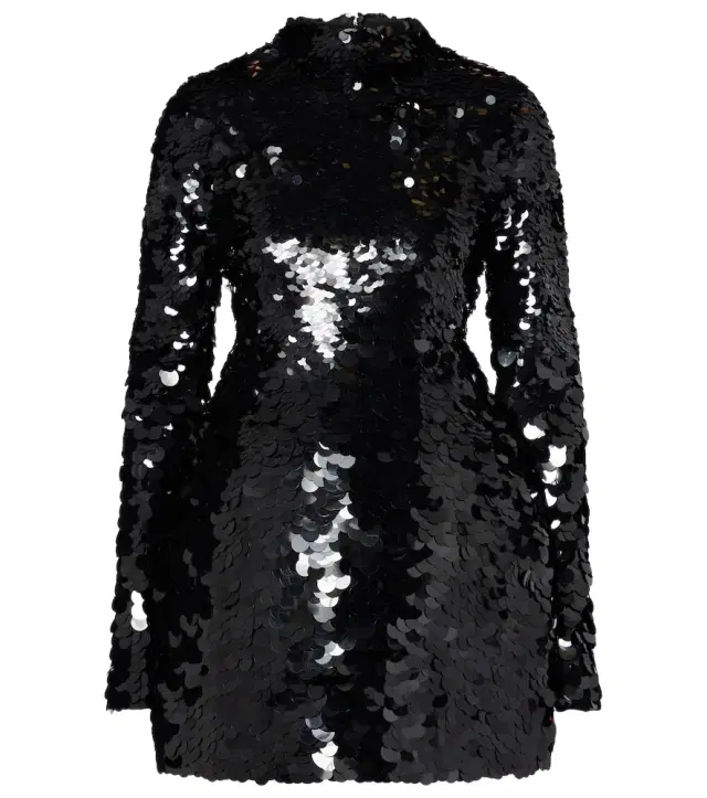 Sportmax Terfrite sequined jersey minidress
