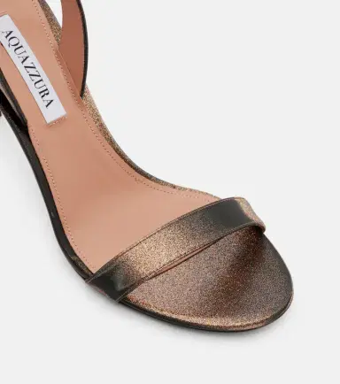 Aquazzura So Nude 85 leather slingback sandals | Thumbnail 4