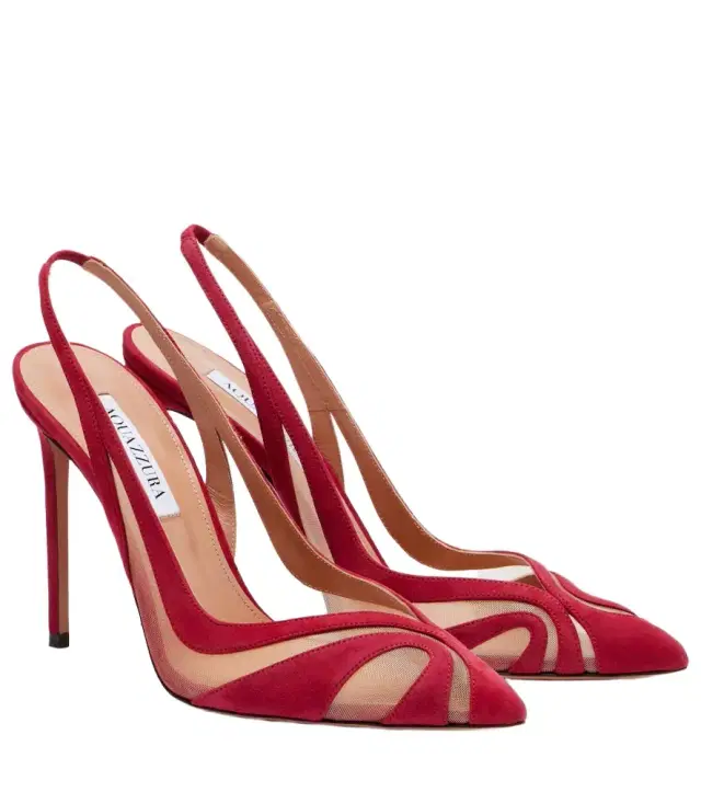 Aquazzura Lune Sling 105 slingback pumps