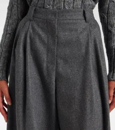 'S Max Mara High-rise wool straight pants | Thumbnail 6