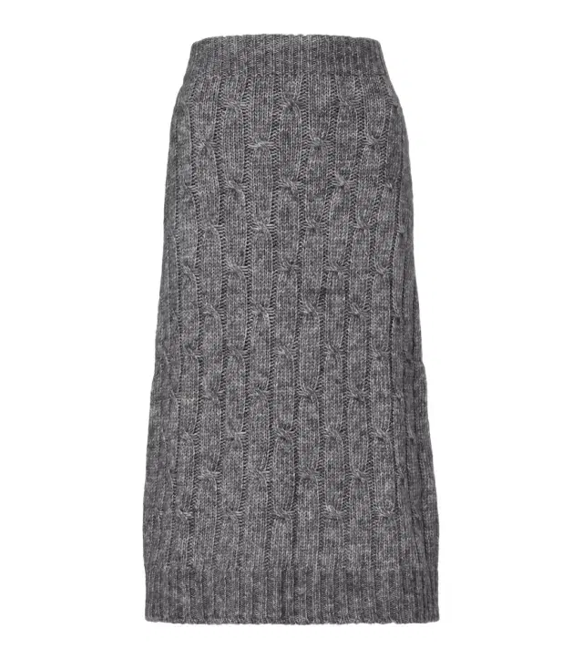 'S Max Mara Otello cotton and wool-blend midi skirt