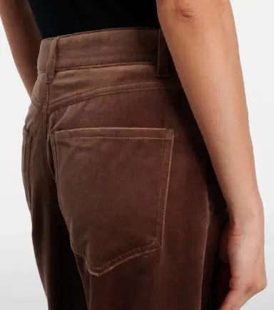 'S Max Mara 'S Max Mara High-rise cotton velvet wide-leg pants | Thumbnail 3