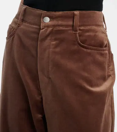 'S Max Mara 'S Max Mara High-rise cotton velvet wide-leg pants | Thumbnail 5